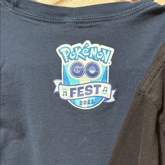 Pokemon Black Tee with Vibrant Circular Design - Picture 5 of 6